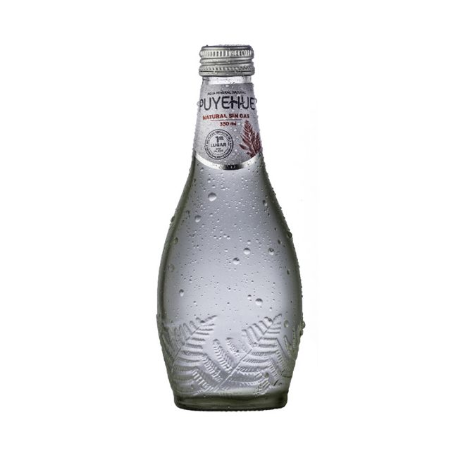 AGUA PUYEHUE VIDRIO 330 CC NATURAL
